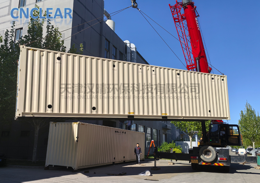 雙集裝箱超濾系統 破解油田壓裂水回用難題